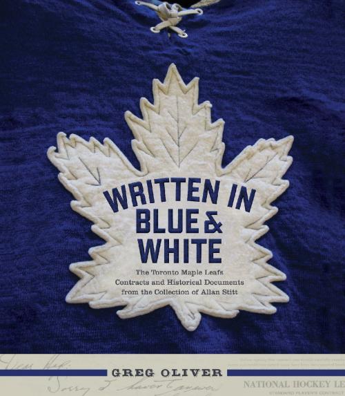 Cover of the book Written in Blue and White by Greg Oliver, ECW Press