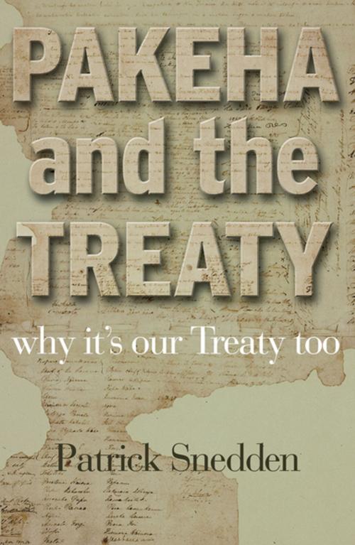 Cover of the book Pakeha and the Treaty by Patrick Snedden, Penguin Random House New Zealand