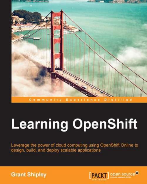 Cover of the book Learning OpenShift by Grant Shipley, Packt Publishing