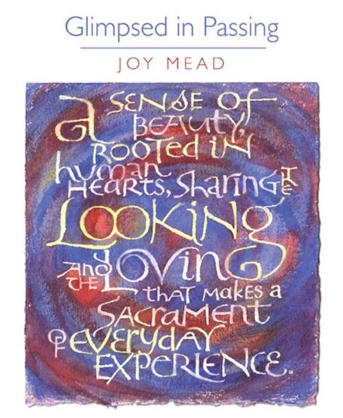 Cover of the book Glimpsed in Passing by Joy Mead, Wild Goose Publications