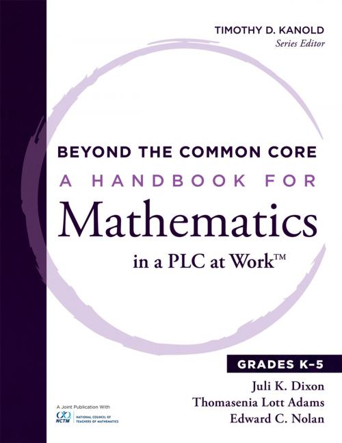 Cover of the book Beyond the Common Core by Juli K. Dixon, Thomasina Lott Adams, Solution Tree Press