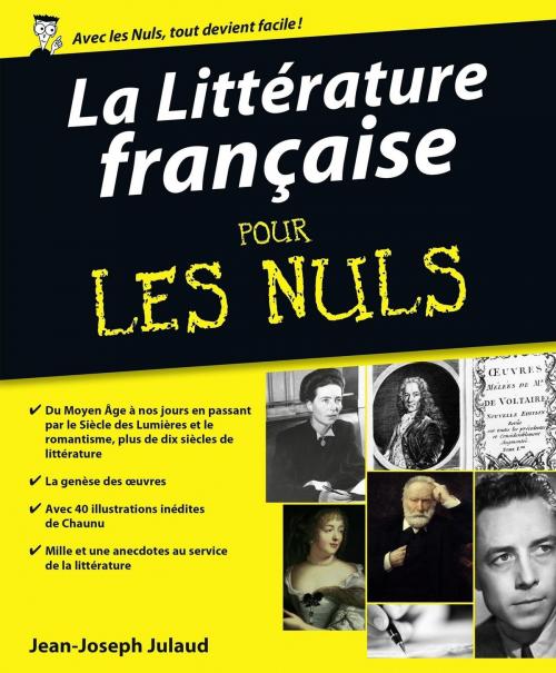 Cover of the book La Littérature française Pour les Nuls by Jean-Joseph JULAUD, edi8