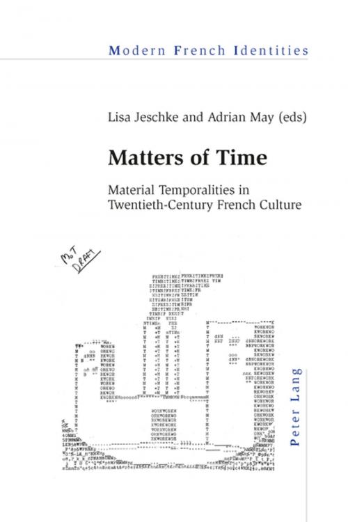 Cover of the book Matters of Time by , Peter Lang