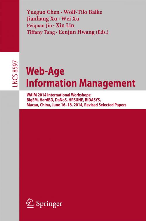 Cover of the book Web-Age Information Management by , Springer International Publishing
