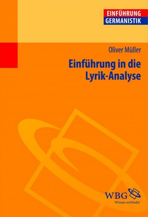 Cover of the book Einführung in die Lyrik-Analyse by Oliver Müller, wbg Academic