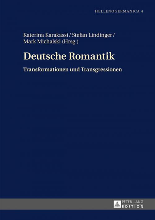 Cover of the book Deutsche Romantik by , Peter Lang