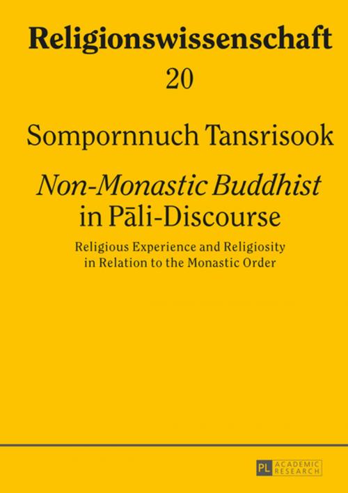 Cover of the book «Non-Monastic Buddhist» in Pli-Discourse by Sompornnuch Tansrisook, Peter Lang