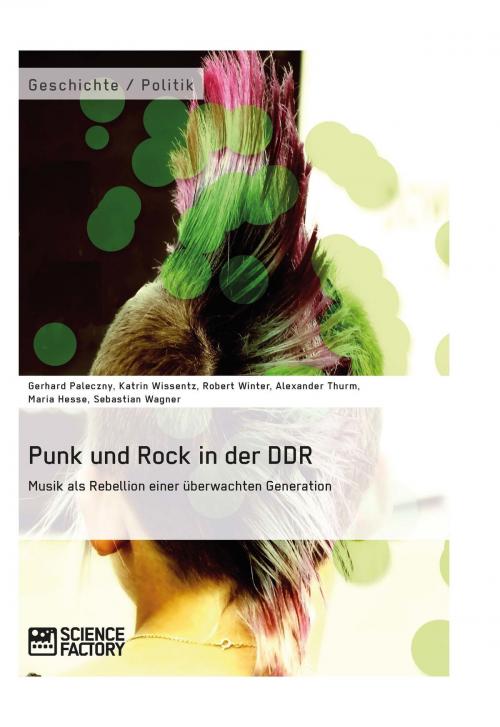 Cover of the book Punk und Rock in der DDR. Musik als Rebellion einer überwachten Generation by Gerhard Paleczny, Katrin Wissentz, Robert Winter, Alexander Thurm, Maria Hesse, Sebastian Wagner, Science Factory