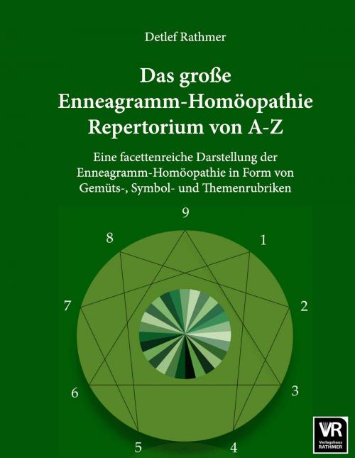 Cover of the book Das große Enneagramm-Homöopathie Repertorium von A-Z by Detlef Rathmer, Books on Demand