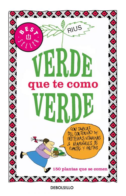 Cover of the book Verde que te como verde (Colección Rius) by Rius, Penguin Random House Grupo Editorial México