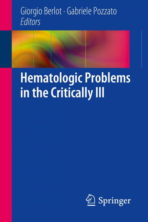 Cover of the book Hematologic Problems in the Critically Ill by , Springer Milan