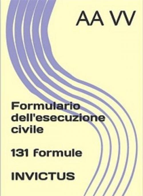 Cover of the book Formulario dell'esecuzione civile by anonymous, Invictus Editore
