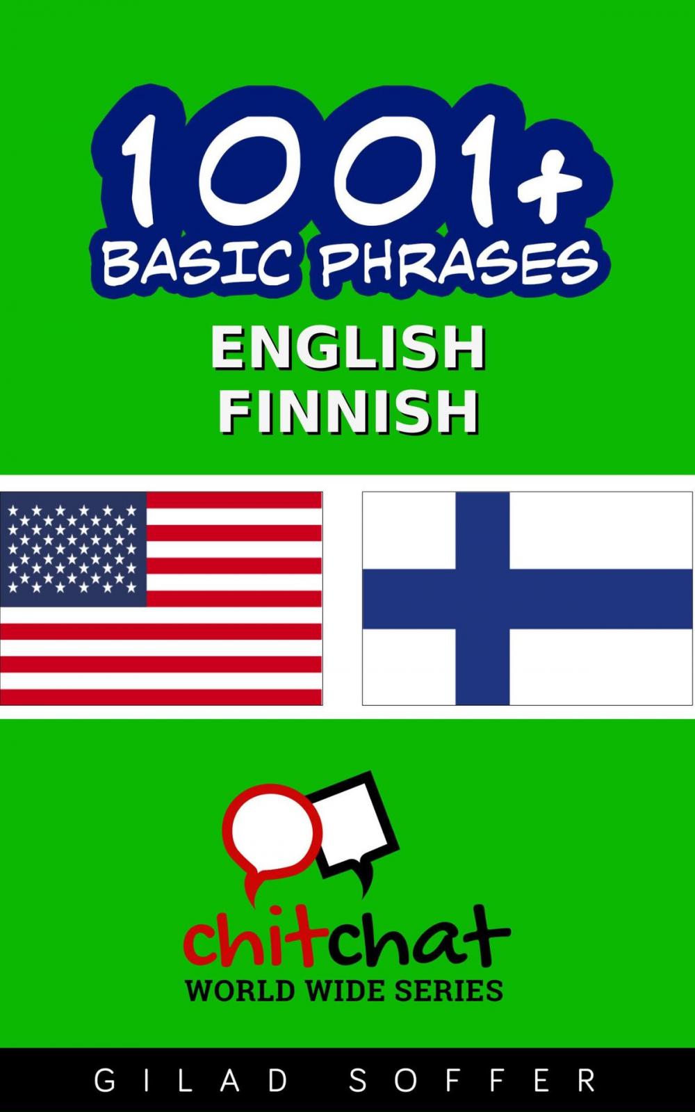 Big bigCover of 1001+ Basic Phrases English - Finnish