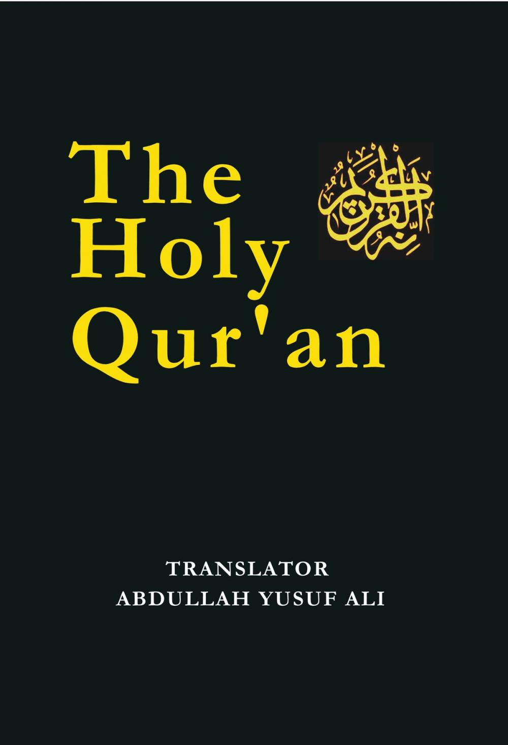 Big bigCover of The Holy Qur'an