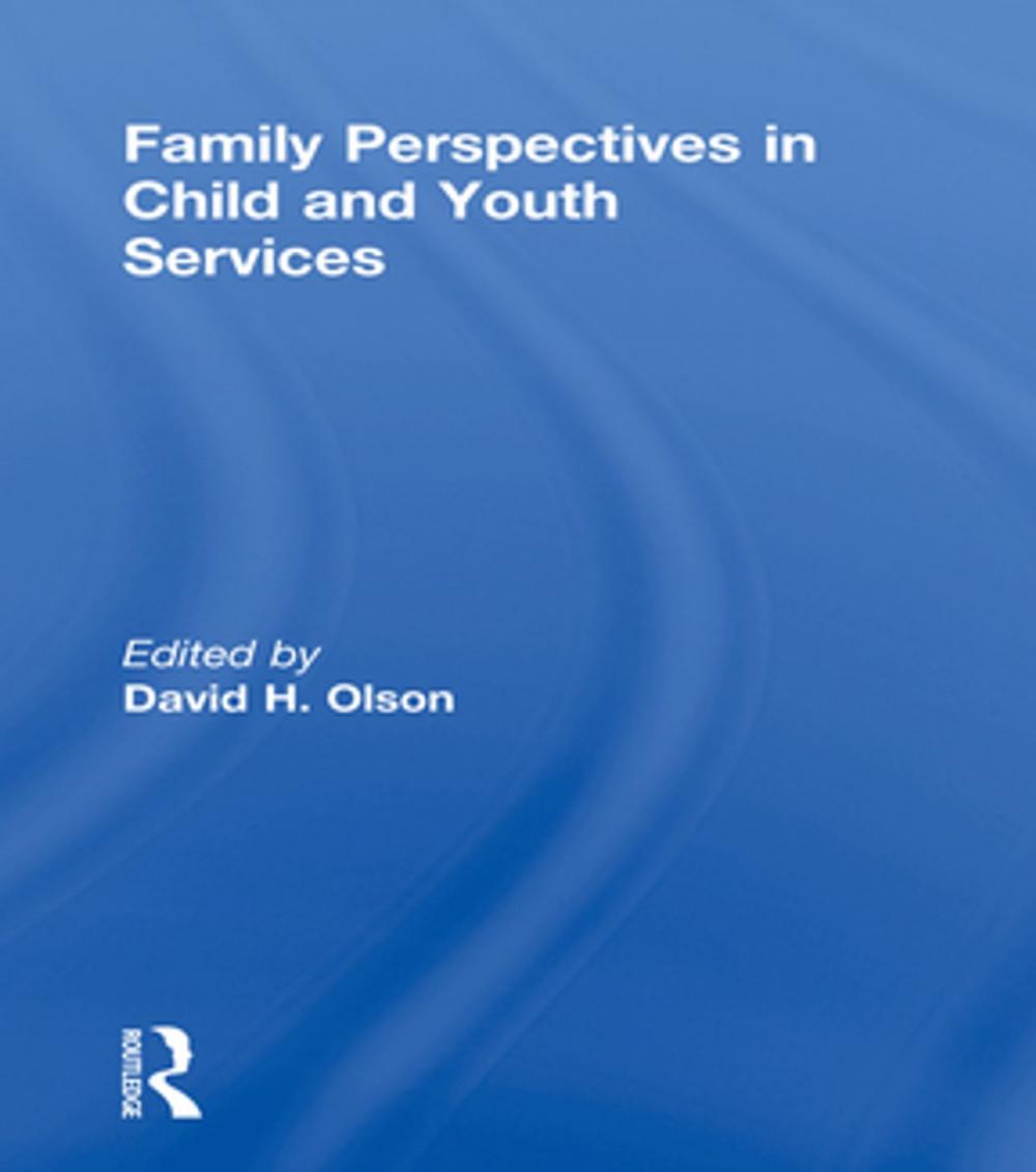 Big bigCover of Family Perspectives in Child and Youth Services