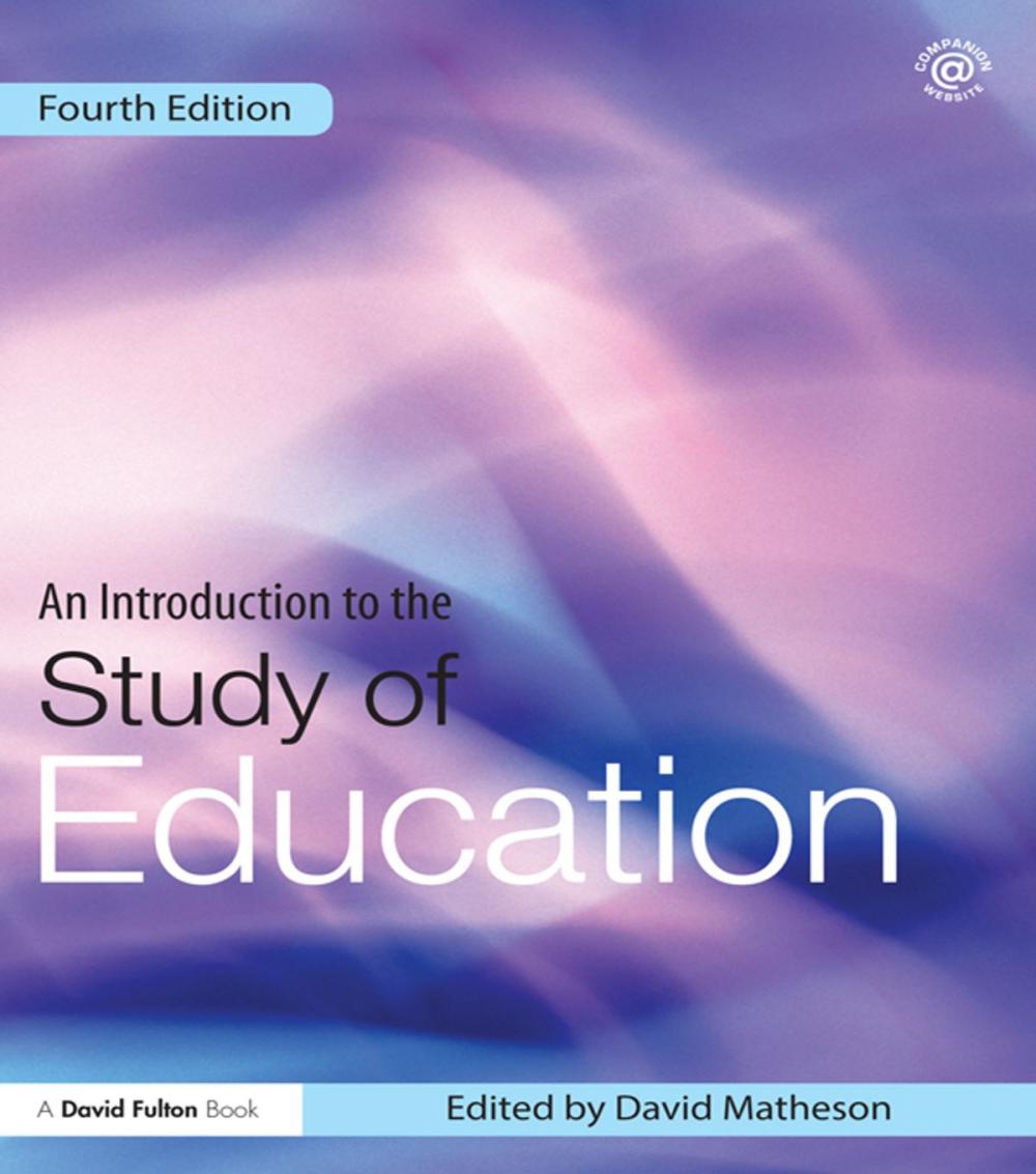 Big bigCover of An Introduction to the Study of Education
