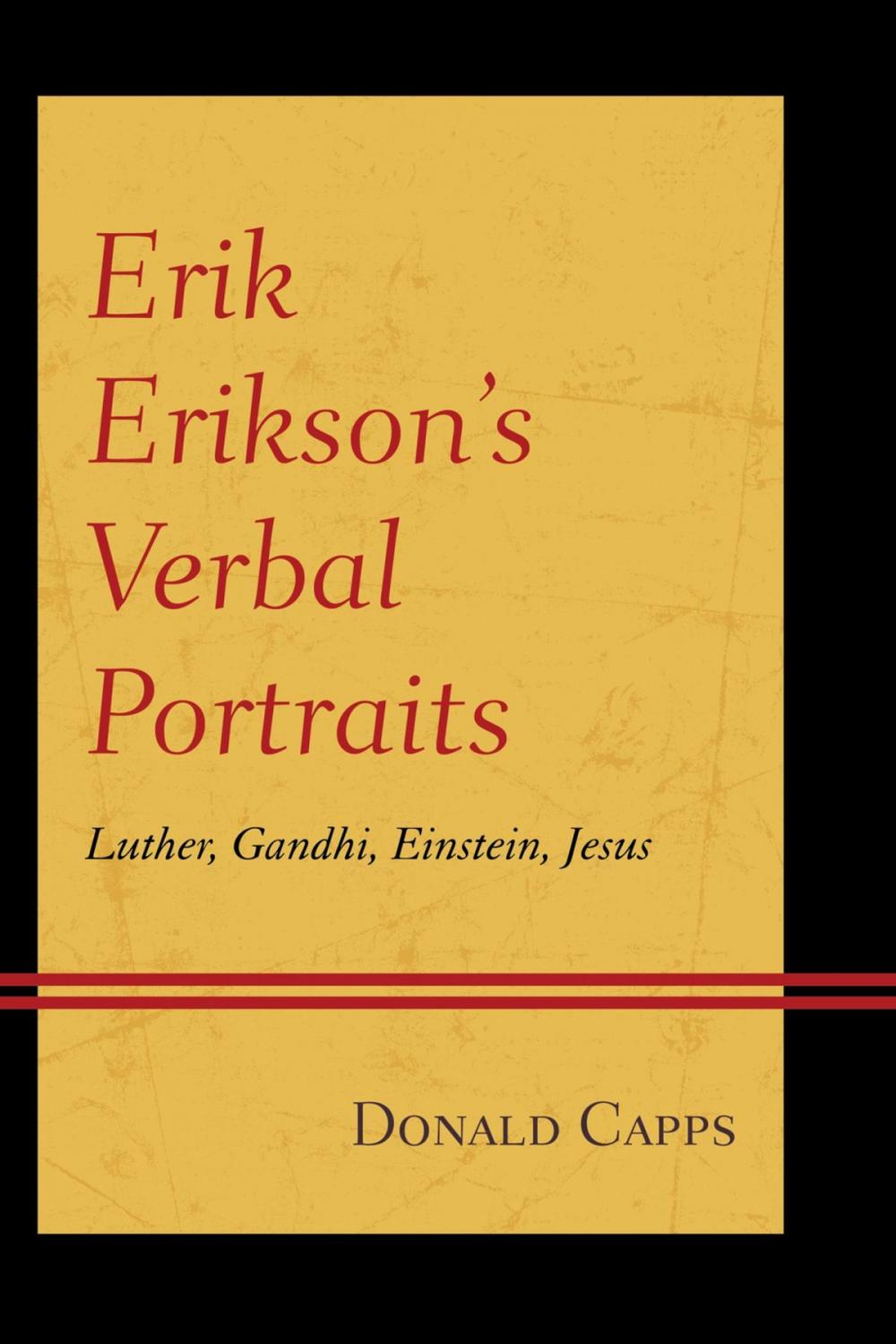 Big bigCover of Erik Erikson’s Verbal Portraits