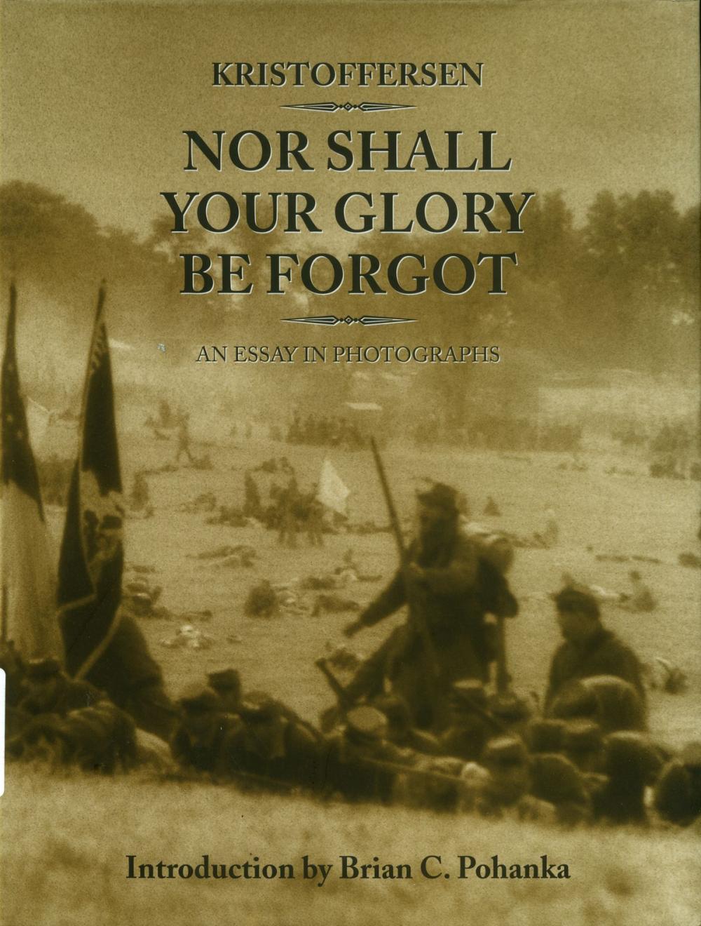 Big bigCover of Nor Shall Your Glory Be Forgot