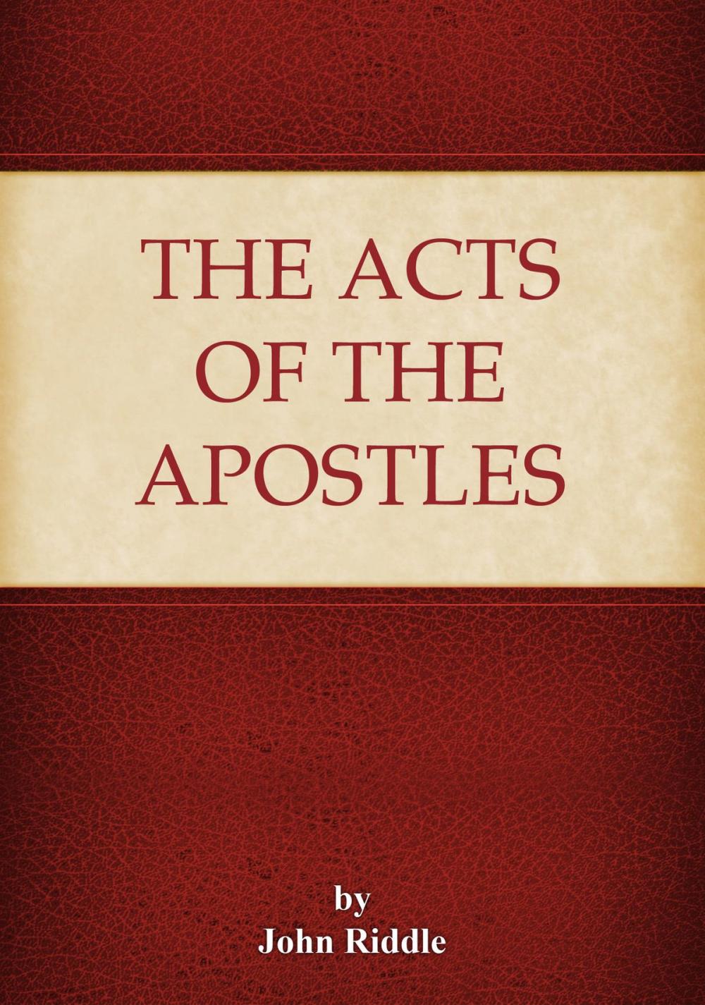 Big bigCover of The Acts of the Apostles