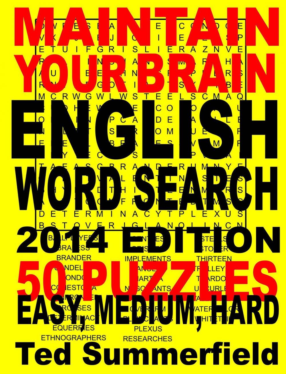 Big bigCover of Maintain Your Brain English Word Search, 2014 Edition