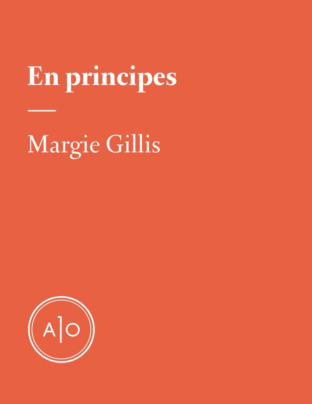 Big bigCover of En principes: Margie Gillis