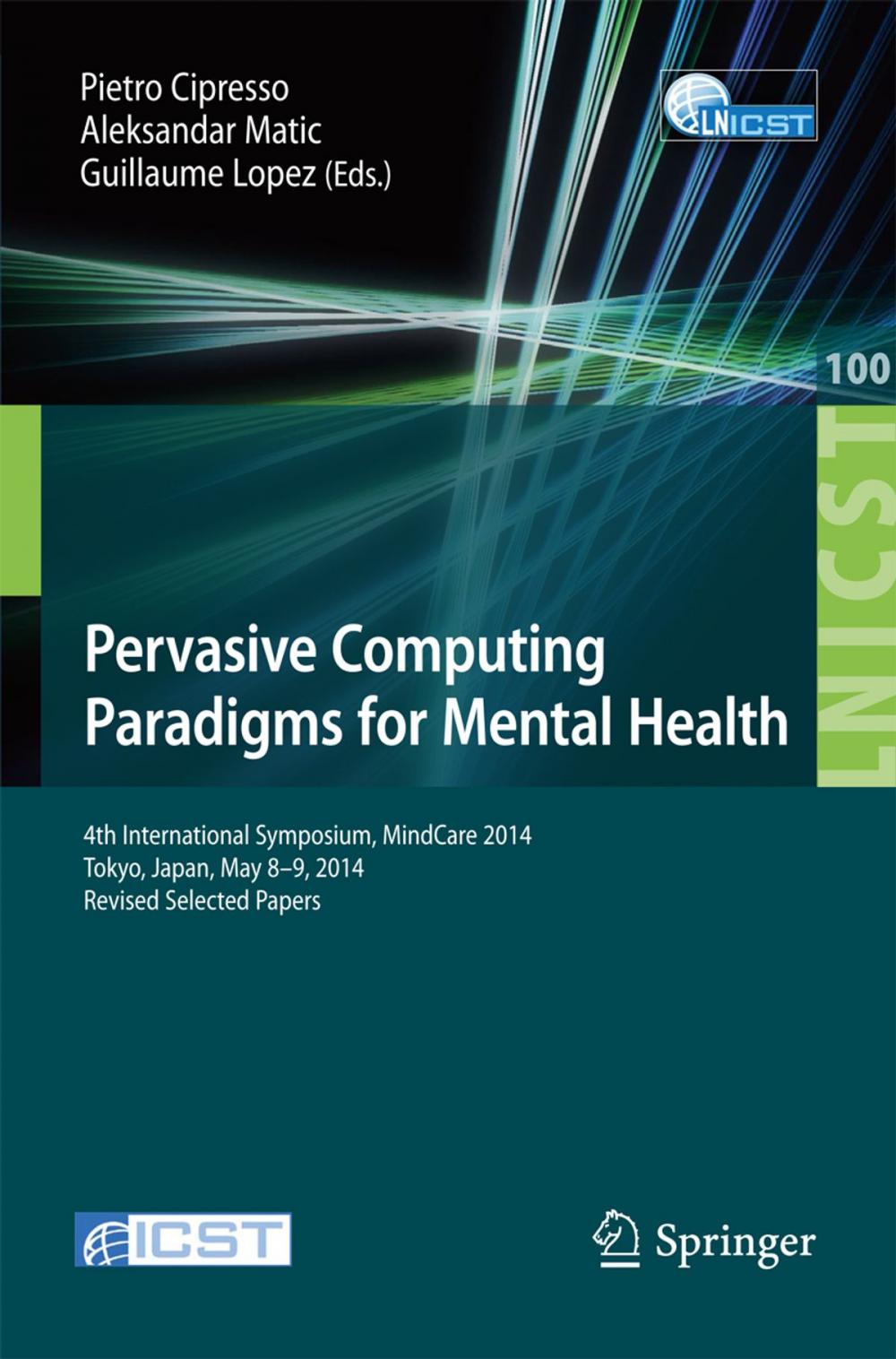 Big bigCover of Pervasive Computing Paradigms for Mental Health