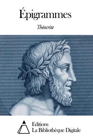 Cover of the book Épigrammes by Saint-René Taillandier