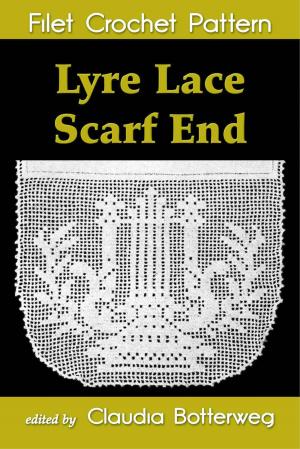 Cover of Lyre Lace Scarf End Filet Crochet Pattern