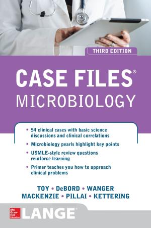 Book cover of Case Files Microbiology, Third Edition