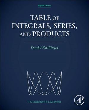 Cover of the book Table of Integrals, Series, and Products by C.J. Pennycuick