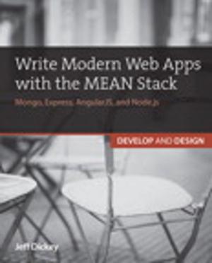 Book cover of Write Modern Web Apps with the MEAN Stack