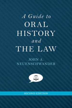 Cover of the book A Guide to Oral History and the Law by Richard Kraut