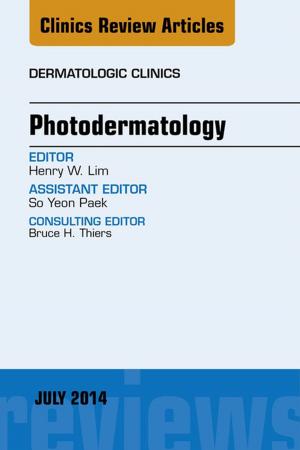 Cover of the book Photodermatology, An Issue of Dermatologic Clinics, by Marilyn J. Hockenberry, PhD, RN-CS, PNP, FAAN, David Wilson, MS, RN, C(INC)