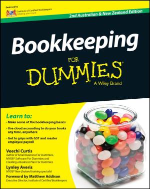 Cover of Bookkeeping For Dummies - Australia / NZ