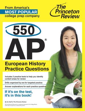 Cover of the book 550 AP European History Practice Questions by Rosemary McCarney