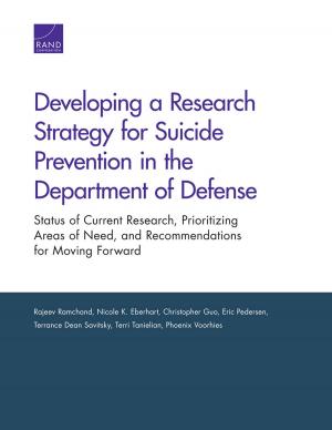 bigCover of the book Developing a Research Strategy for Suicide Prevention in the Department of Defense by 