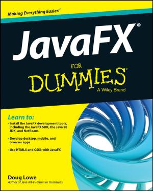 Cover of the book JavaFX For Dummies by Michael Griga