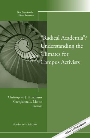 Cover of the book "Radical Academia"? Understanding the Climates for Campus Activists by Jean-Michel Réveillac