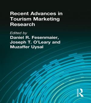 Cover of the book Recent Advances in Tourism Marketing Research by Robert Degen