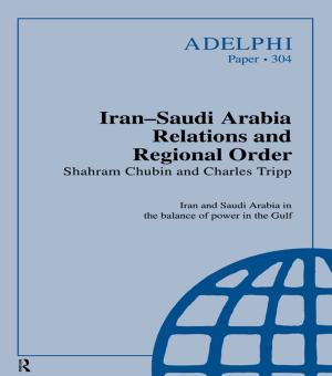 Cover of the book Iran-Saudi Arabia Relations and Regional Order by Anthony C. Infanti