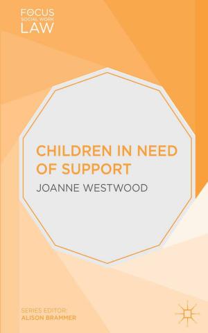 Cover of the book Children in Need of Support by Elaine Denny, Sarah Earle
