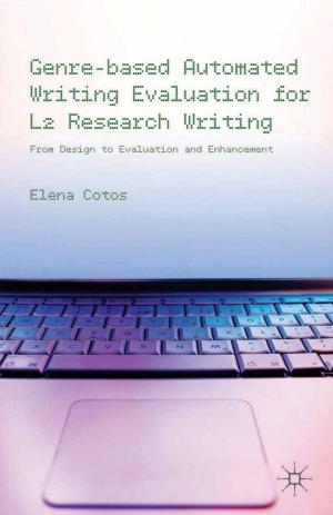 Cover of the book Genre-based Automated Writing Evaluation for L2 Research Writing by Tessa Wright