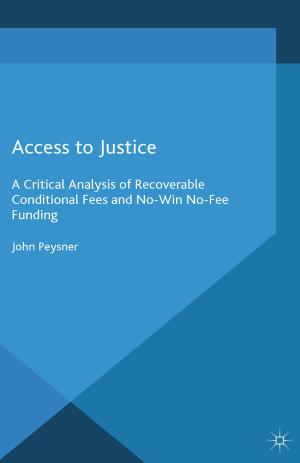Cover of the book Access to Justice by John A. Mathews, Hao Tan, O''Faircheallaigh