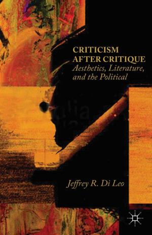 Cover of the book Criticism after Critique by C. Belcher, B. Stephenson