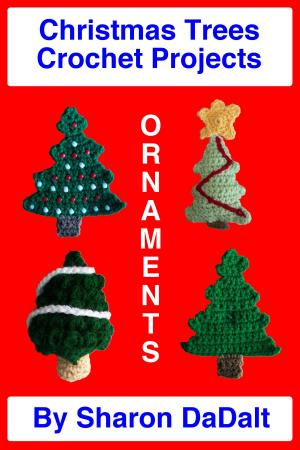 Book cover of Christmas Trees Crochet Projects