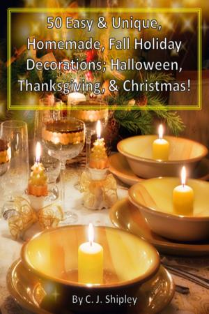 Cover of 50 Easy & Unique, Homemade, Fall Holiday Decorations; Halloween, Thanksgiving, & Christmas!