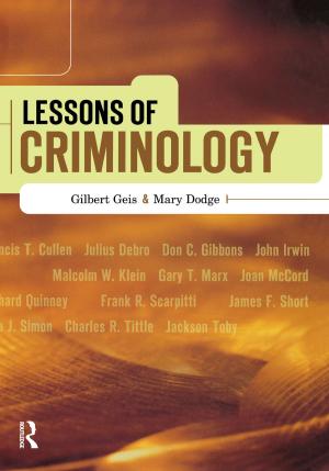 Cover of the book Lessons of Criminology by 