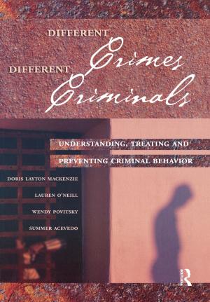 Book cover of Different Crimes, Different Criminals