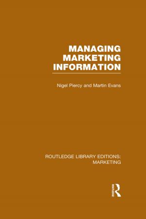Book cover of Managing Marketing Information (RLE Marketing)