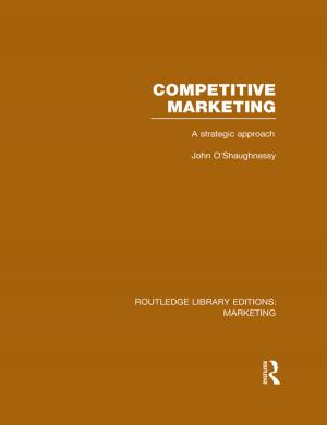 Book cover of Competitive Marketing (RLE Marketing)